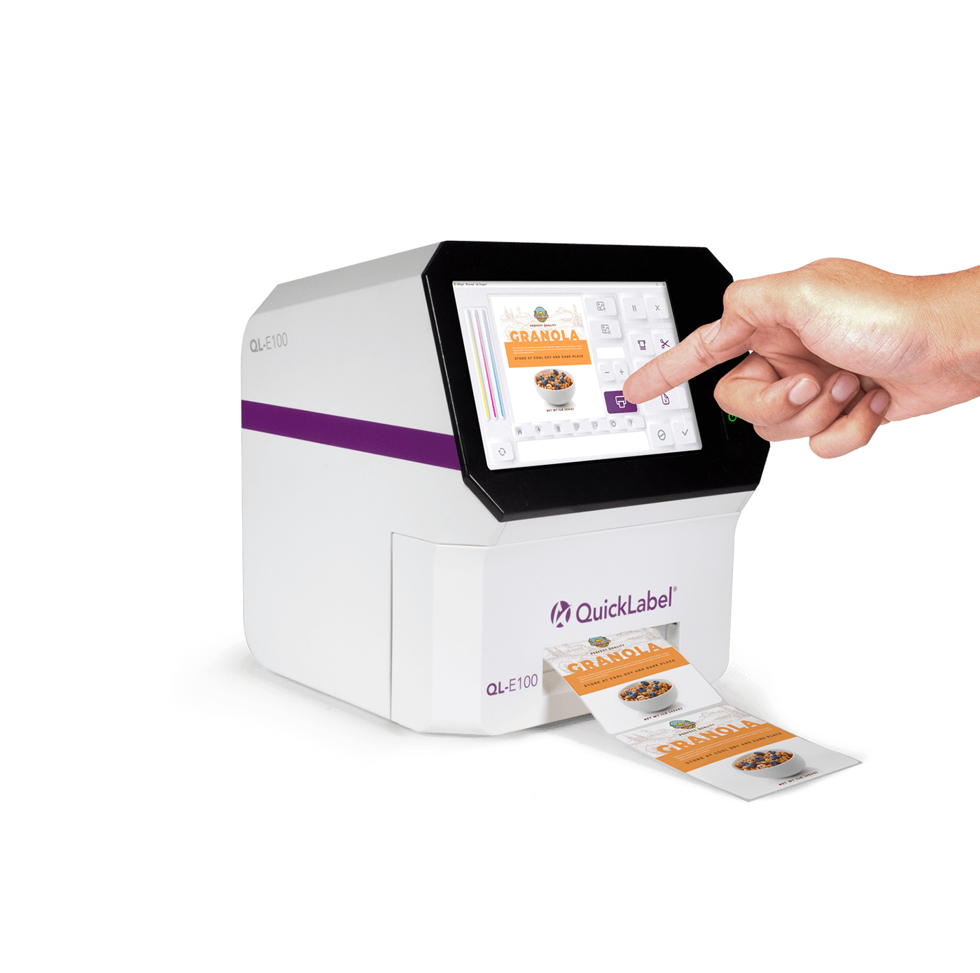 QL-E100: Stampante di etichette a colori
