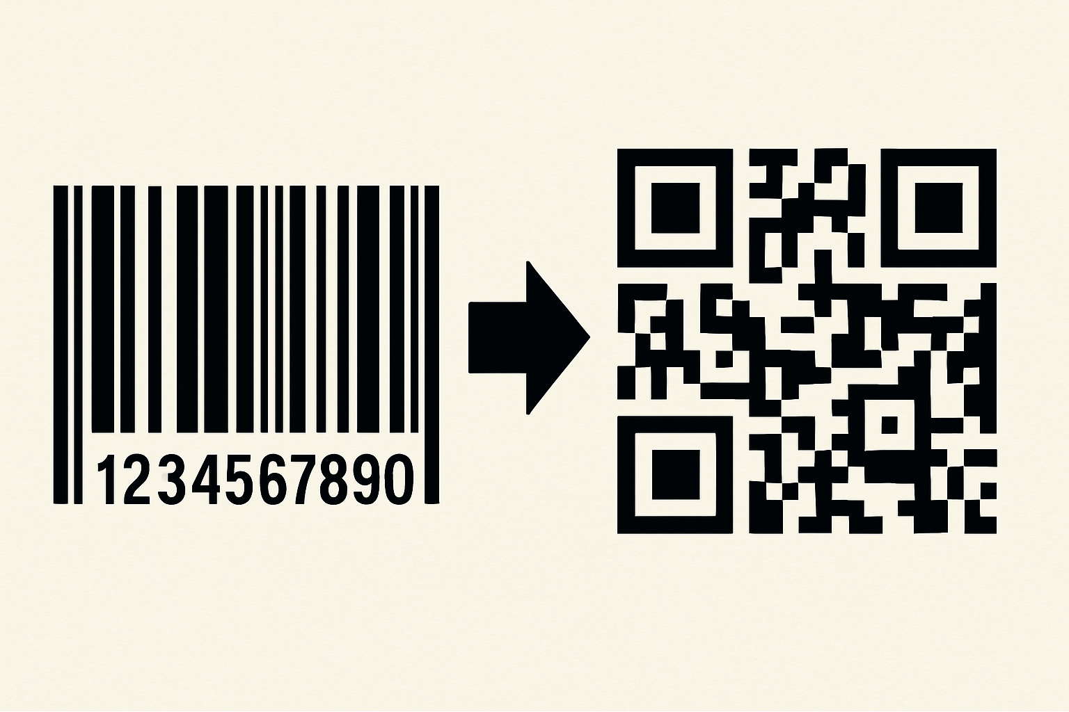 passaggio da barcode a qrcode