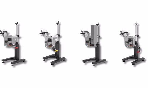 Applicatori di etichette serie Techno per applicazione etichette su scatole in cartone